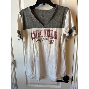Central Michigan V-Neck Short Sleeve Tee